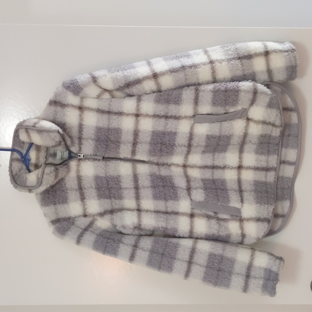 Abercrombie & Fitch Sherpa Half Zip Sweatshirt